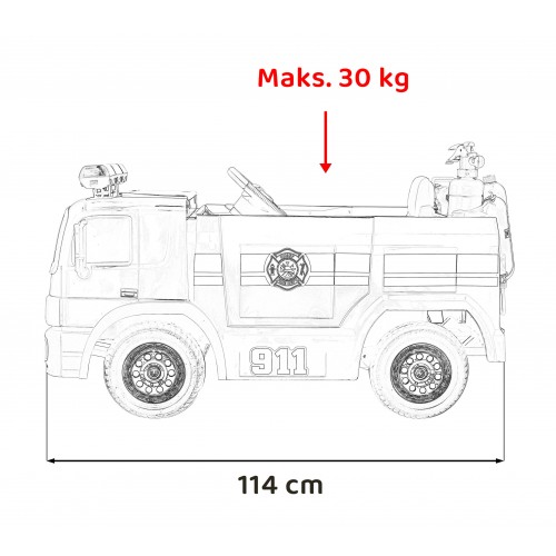 Vozidlo Hasičské auto