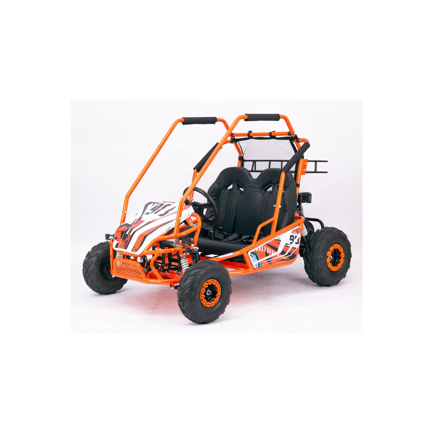 copy of Quad Highper na batériu Žltý 35km/h + Bezkefkový motor 1000W + Nafukovacie kolesá + Regulácia sedadla