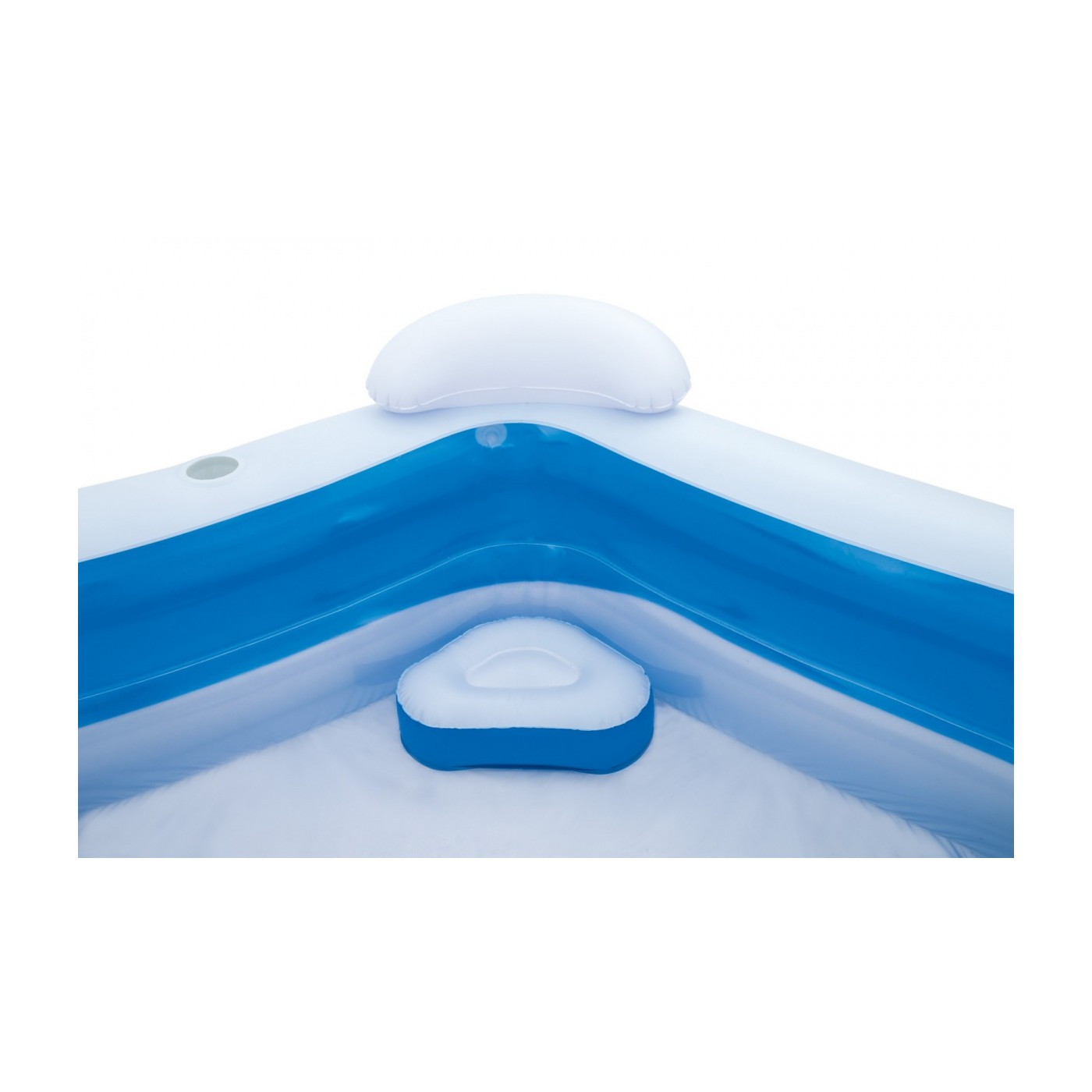 Nafukovací Bazén pre rodinu 213x206cm BESTWAY + 2 Sedadlá + 2 Vankúše + 2 Držiaky na nápoje