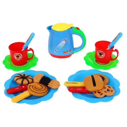 Sada na organizáciu Osláv pre deti 3+ modrá Torta + Sladkosti + Interaktívna sviečka + Príslušenstvo 80 ks.