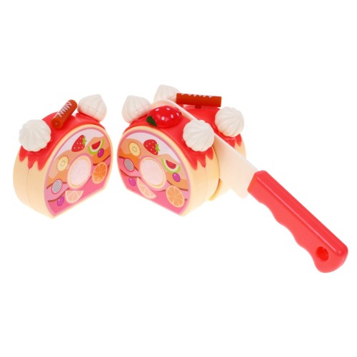 Veľká sada Narodeninová oslava pre deti 3+ Hračková torta a sladkosti + Interaktívna sviečka + Príslušenstvo 82 ks.