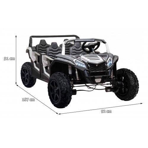 copy of Vozidlo 4-miestne Buggy ATV RACING UTV2000 Biely