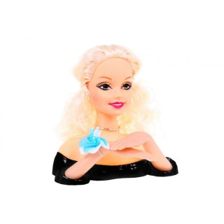 Bábika blondínka na úpravu vlasov pre deti 3+ Sada na česanie + Ozdoby príslušenstvo