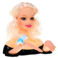 Bábika blondínka na úpravu vlasov pre deti 3+ Sada na česanie + Ozdoby príslušenstvo