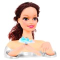 Bábika brunetka na úpravu vlasov pre deti 3+ Sada na česanie + Ozdoby príslušenstvo