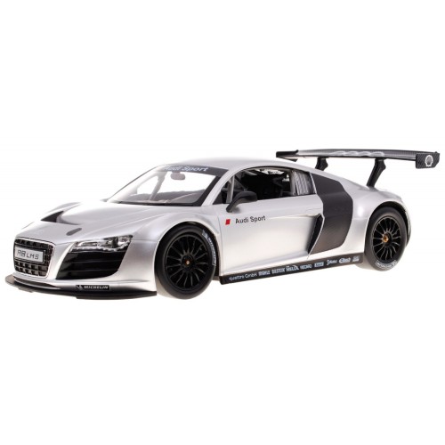 Autíčko R C Audi R8 Strieborné 1 14 RASTAR