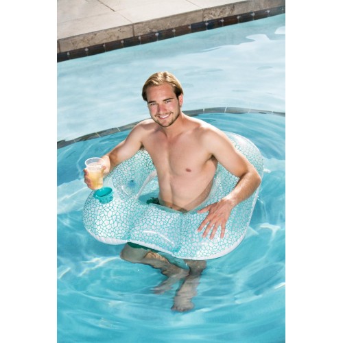 Nafukovací Fotel s vankúšom Plavacie koleso BESTWAY + Opravná sada