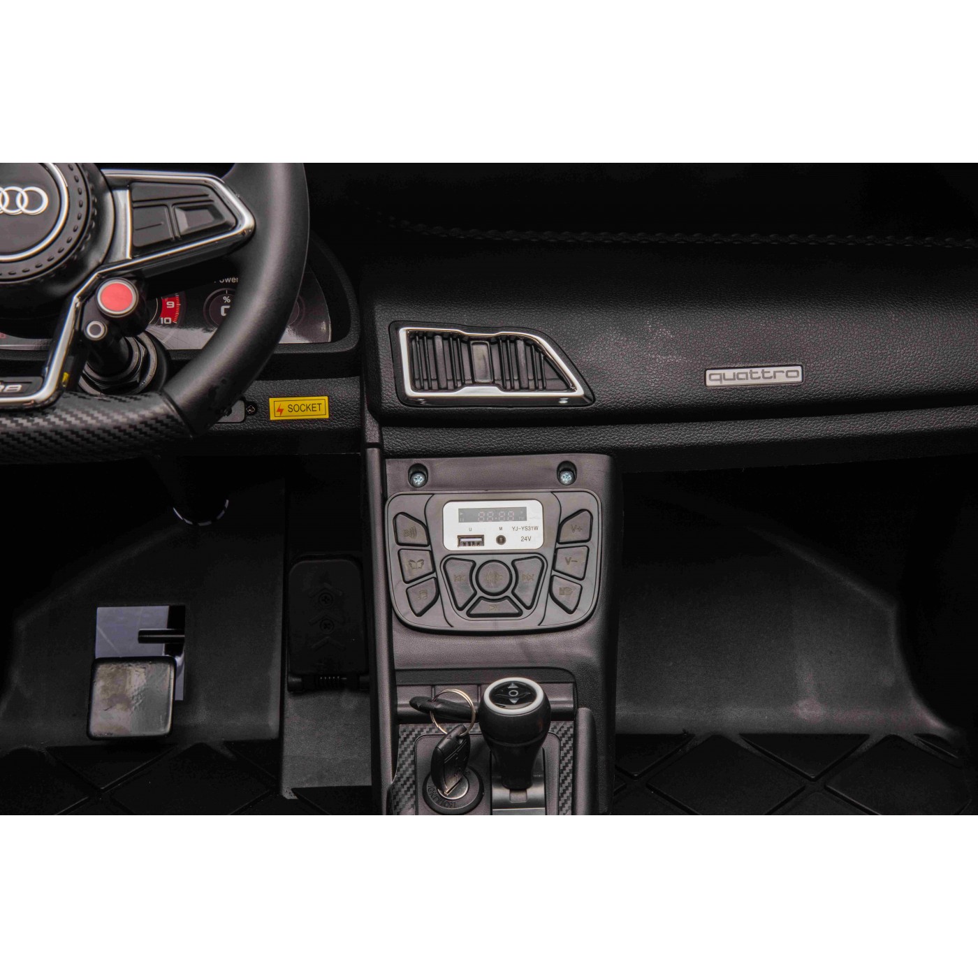 Vozidlo Audi Spyder R8 LIFT STRONG Čierna