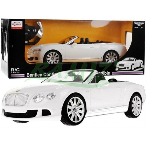 Autíčko R C Bentley Continental GT Biele 1 12 RASTAR