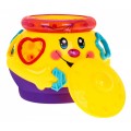 Tancujúci hrniec s vekom 2v1 pre deti 18m+ Tvarový triedič + Interaktívne funkcie