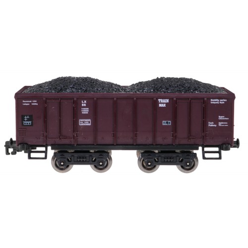 Vláčik s funkciou Dymu pre deti 5+ Dlhá trať + Retro lokomotíva + 4 vagóny