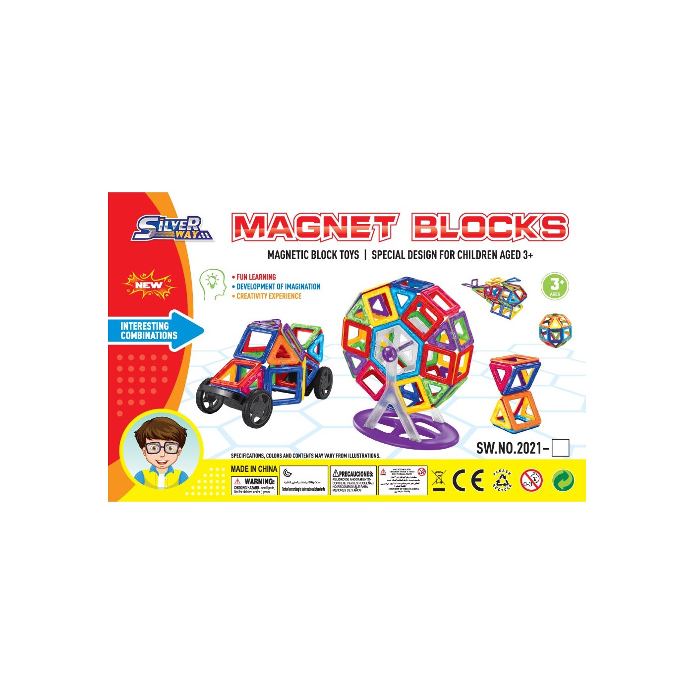 Giga Sada Magnetických Kociek 248ks