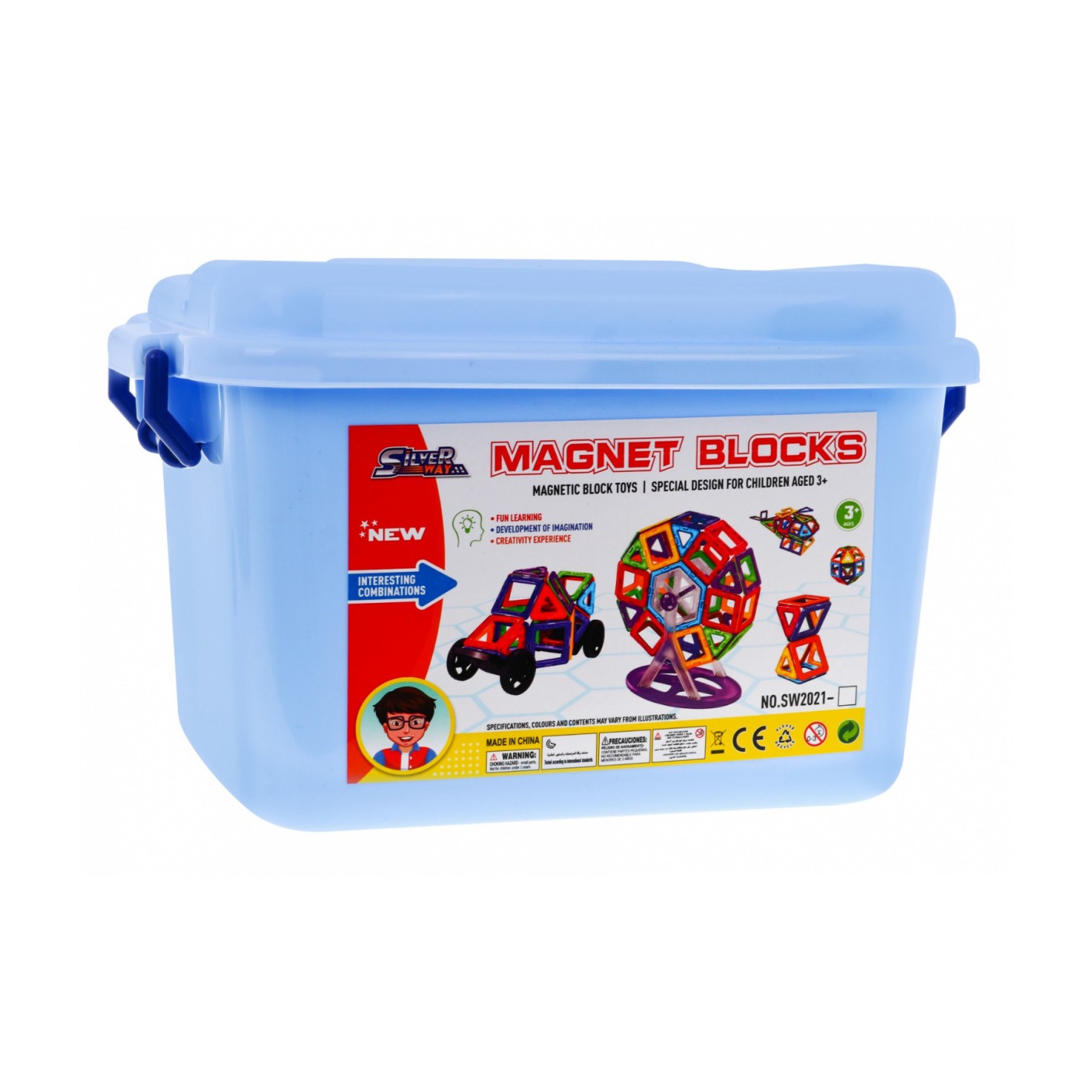 Giga Sada Magnetických Kociek 248ks