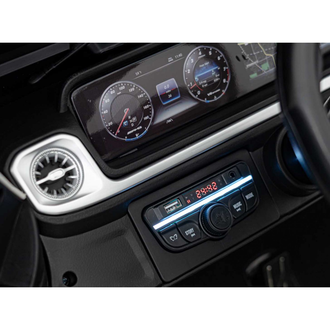 copy of Traktor Blazin BW na akumulator Żółty + Pilot + Wolny Start + Dźwięki Światła