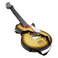 Elektrická Gitara pre deti 3+ imitácia dreva + Slúchadlá s mikrofónom + Zvuky Svetlá
