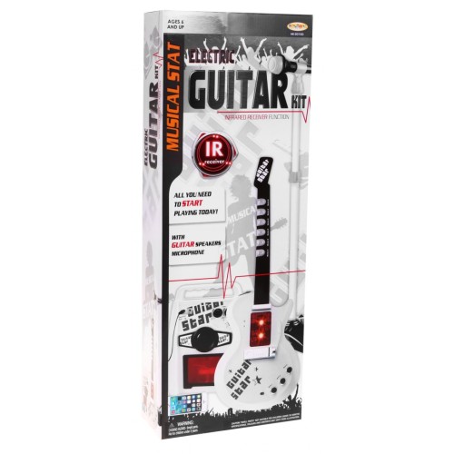 Hudobná sada pre deti 6+ Elektrická gitara + Zosilňovač + Mikrofón