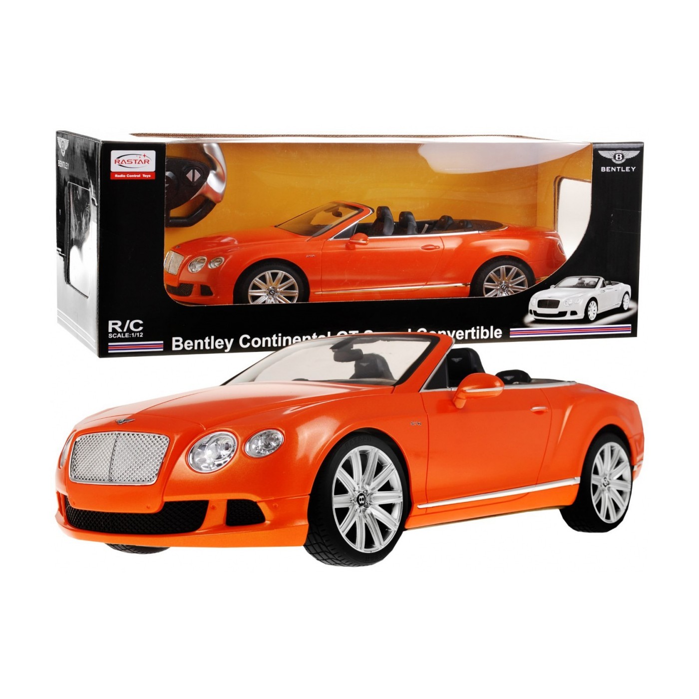 Autíčko R C Bentley Continental GT Pomara 1 12 RASTAR