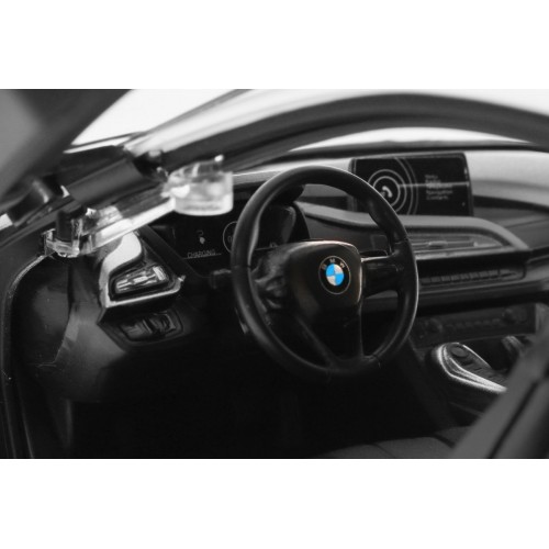 BMW i8 biele RASTAR model 1:14 Diaľkovo ovládané auto + ovládač 2,4 GHz