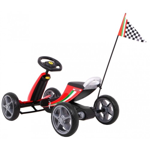 Motokára Ferrari Červený