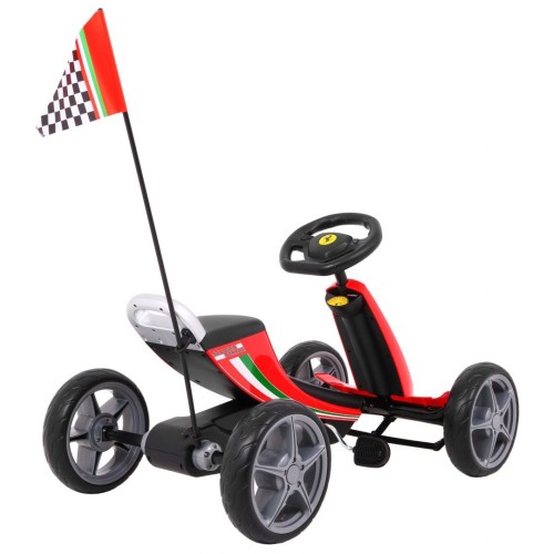 Motokára Ferrari Červený