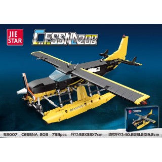 Cessna 208 Airplane Block Set 738 ks.
