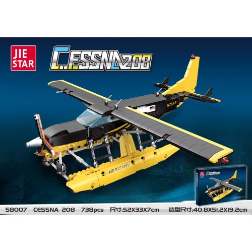 Cessna 208 Airplane Block Set 738 ks.