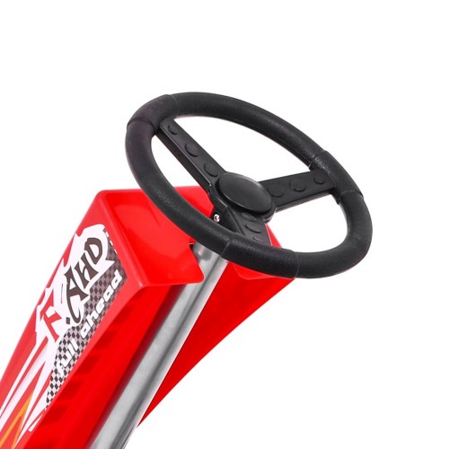 Motokára Full Ahead AIR na pedále pre deti 3+ Červená + Regulácia sedadla + Nafukovacie kolesá + Ručná brzda