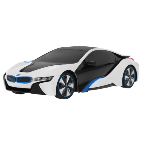 BMW i8 biele RASTAR model 1:24 Diaľkovo ovládané auto + ovládač 2,4 GHz