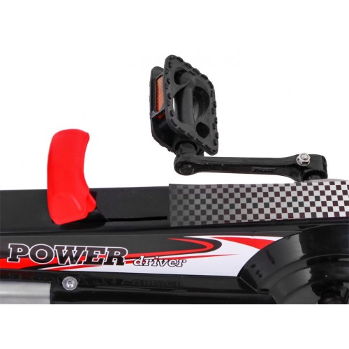 Motokára Full Ahead AIR na pedále pre deti 3+ Červená + Regulácia sedadla + Nafukovacie kolesá + Ručná brzda