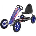 Motokára Full Ahead AIR na pedále pre deti 3+ Modra + Regulácia sedadla + Nafukovacie kolesá + Ručná brzda