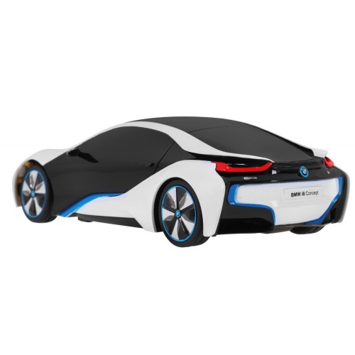 BMW i8 biele RASTAR model 1:24 Diaľkovo ovládané auto + ovládač 2,4 GHz