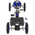 Motokára Full Ahead AIR na pedále pre deti 3+ Modra + Regulácia sedadla + Nafukovacie kolesá + Ručná brzda