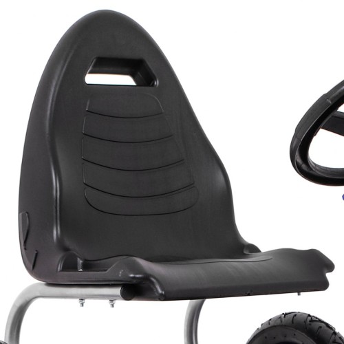 Motokára Full Ahead AIR na pedále pre deti 3+ Modra + Regulácia sedadla + Nafukovacie kolesá + Ručná brzda