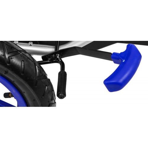 Motokára Full Ahead AIR na pedále pre deti 3+ Modra + Regulácia sedadla + Nafukovacie kolesá + Ručná brzda