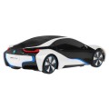 BMW i8 biele RASTAR model 1:24 Diaľkovo ovládané auto + ovládač 2,4 GHz