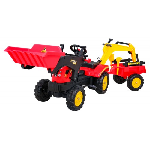 Motokára Traktor Bager s Prívesom + Príslušenstvo