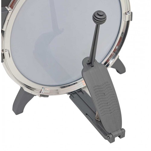 Obrovská súprava bicích s klávesnicou v čiernej farbe