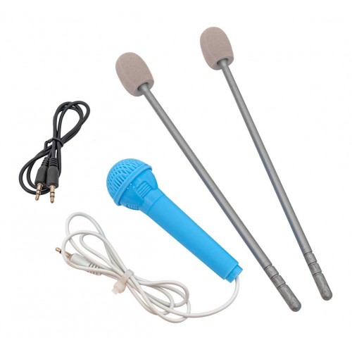 Obrovská súprava bicích s klávesnicou v čiernej farbe