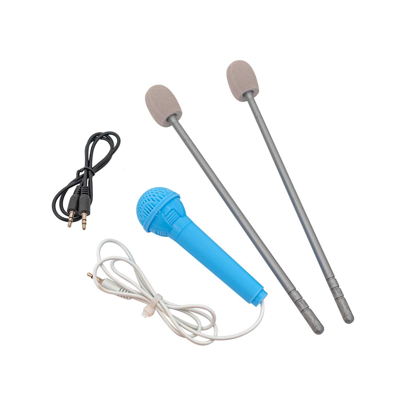 Obrovská súprava bicích s klávesnicou v čiernej farbe