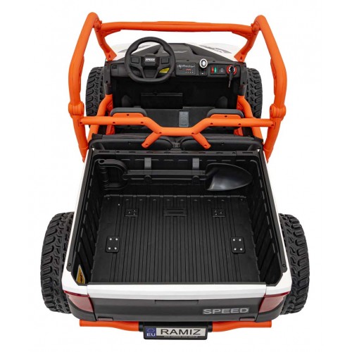 Vozidlo Farmer Truck UTV Racing Biely