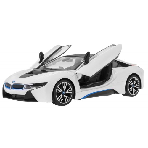 Autíčko R C BMW i8 Biele Otváracie dvere 1 14 RASTAR