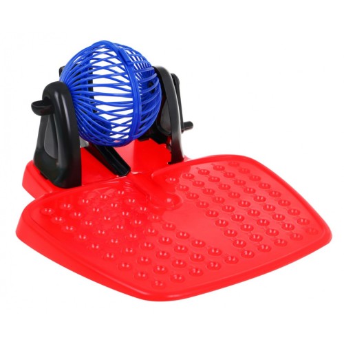 Hra Bingo pre deti 4+ Číselná lotéria + Stroj na losovanie s kolotočom + Guličky s číslami + Karty Žetóny