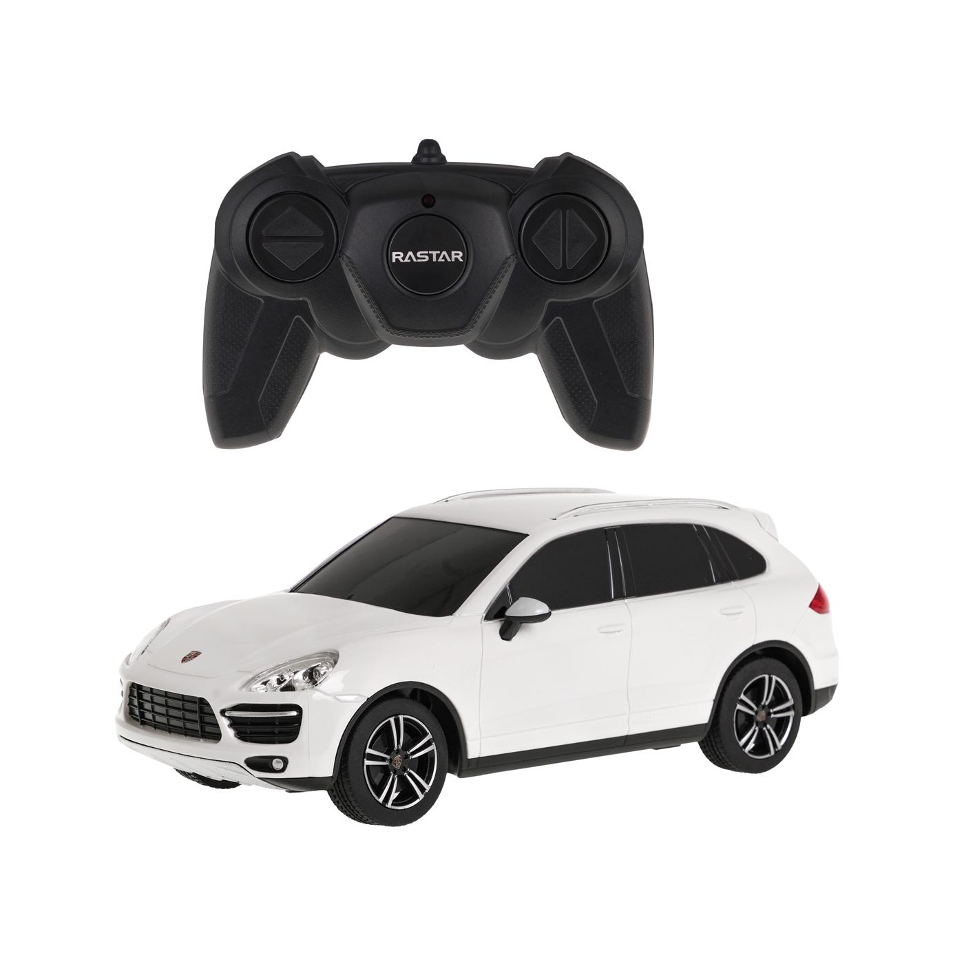 R/C 1:24 Porsche Cayenne Turbo White RASTAR