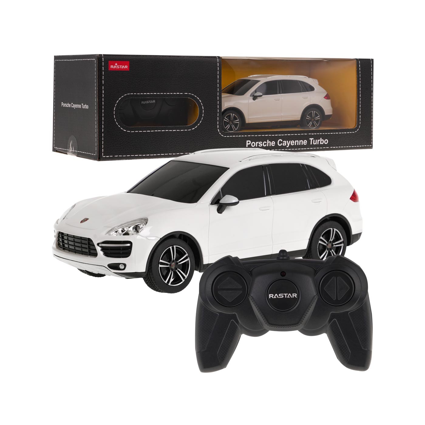 R/C 1:24 Porsche Cayenne Turbo White RASTAR