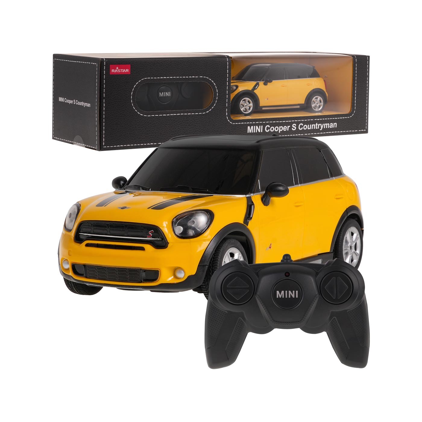 R/C 1:24 Mini Countryman Yellow RASTAR