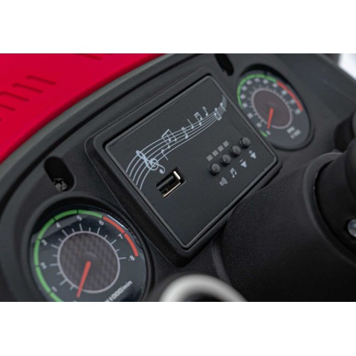 Vozidlo Traktor GROW 1804 Červený