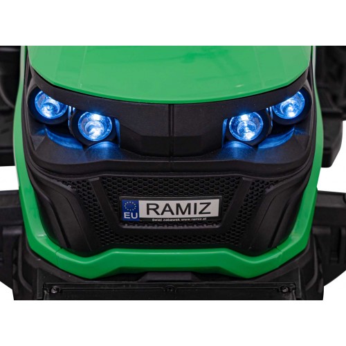 Vozidlo Traktor GROW 1804 Jasno Zelený