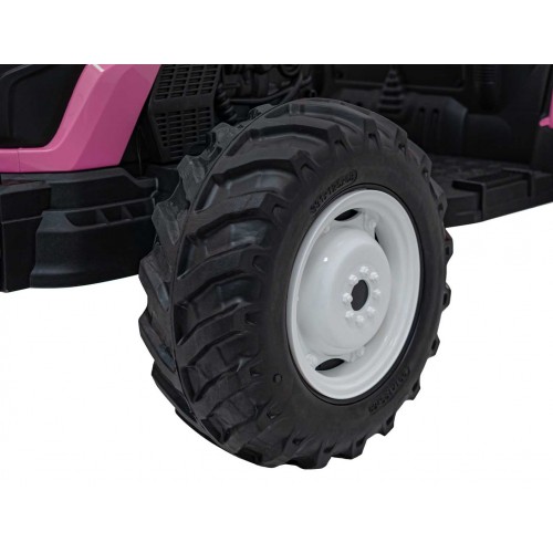 Pojazd Traktor GROW 1804 Růžový