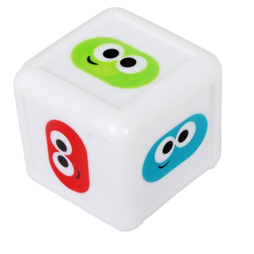 Zručnostná hra Dženga Junior pre deti 3+ Kolísavá veža z kociek + Farebné hranolčeky + Hracia kocka