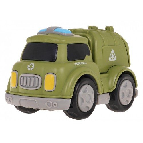 Smetiarske auto s magnetmi